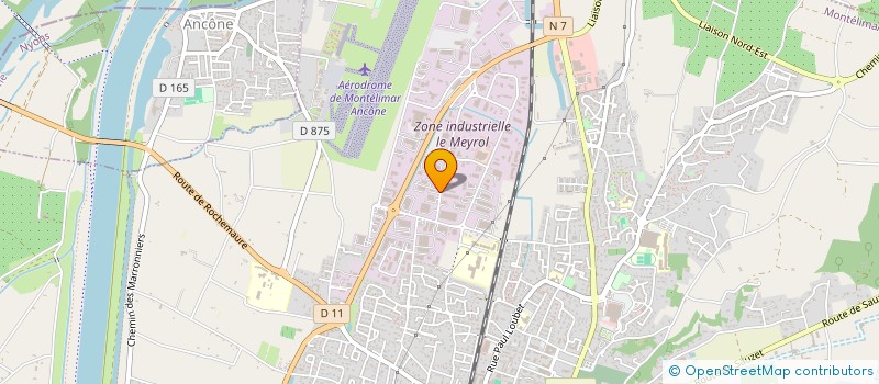localisation de l'entreprise PROJECT-MAITRISE D'OEUVRE à MONTELIMAR
