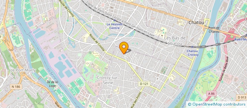 localisation de l'entreprise PROJECT-PRO  CROISSY-SUR-SEINE