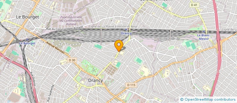 localisation de l'entreprise PROJECT PUB  DRANCY