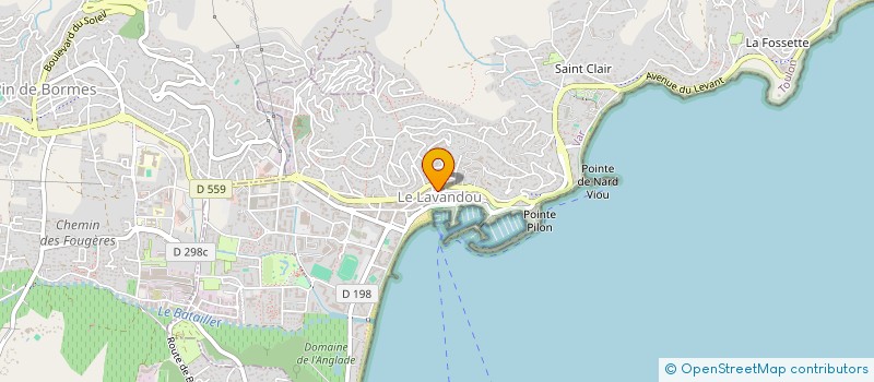 localisation de l'entreprise PROJECT STYLE à LE LAVANDOU