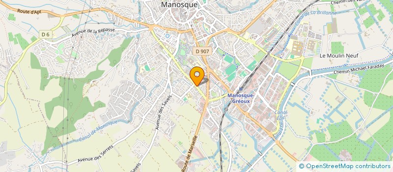 localisation de l'entreprise PROJECT TECH à MANOSQUE