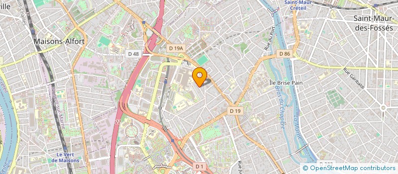 localisation de l'entreprise PROJECT YOURSELF  CRETEIL