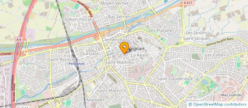 localisation de l'entreprise PROJECTE ROSSELLO  PERPIGNAN