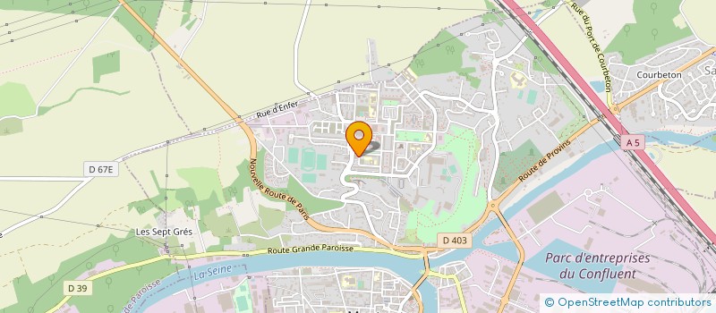 localisation de l'entreprise PROJECTELEC  MONTEREAU-FAULT-YONNE