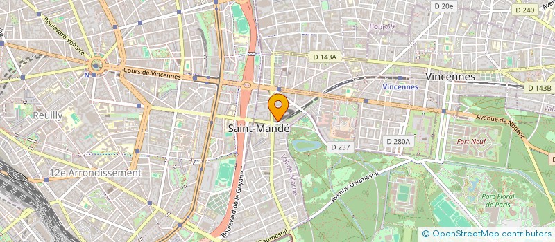 localisation de l'entreprise PROJECTENCE à SAINT-MANDE