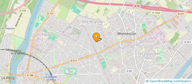 localisation de l'entreprise PROJECTGOUVE SOLUTIONS  CHATOU