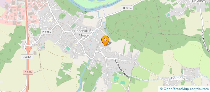 localisation de l'entreprise PROJECTIA à NANTEUIL-LES-MEAUX