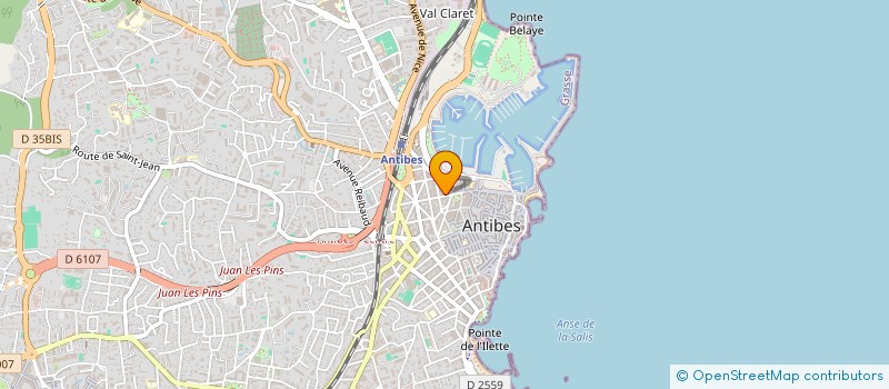 localisation de l'entreprise PROJECTIMA à ANTIBES