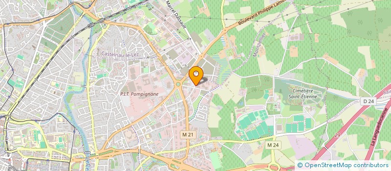 localisation de l'entreprise PROJECTIMA à MONTPELLIER