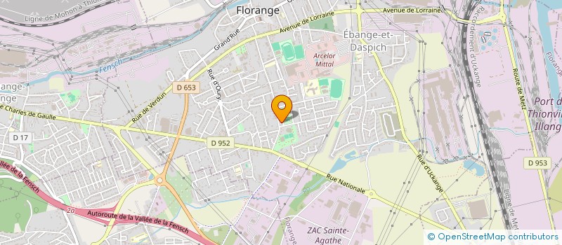 localisation de l'entreprise PROJECTIMO  FLORANGE