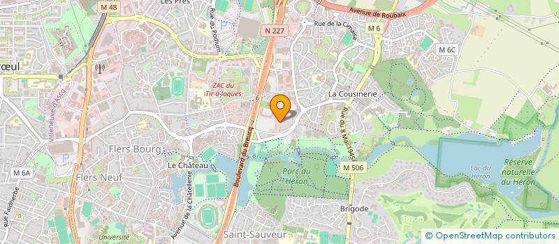 localisation de l'entreprise PROJECTION  VILLENEUVE-D'ASCQ