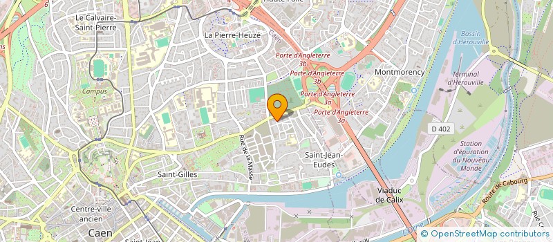 localisation de l'entreprise PROJECTION à CAEN