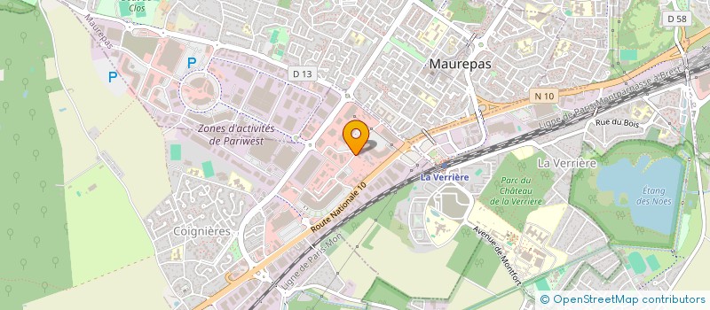 localisation de l'entreprise PROJECTION 78  COIGNIERES