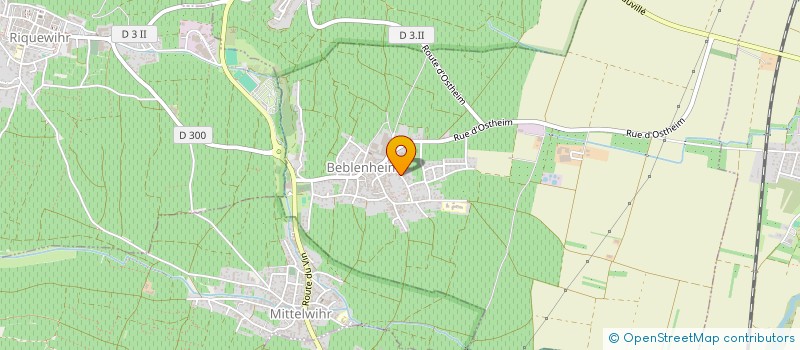 localisation de l'entreprise PROJECTION  BEBLENHEIM