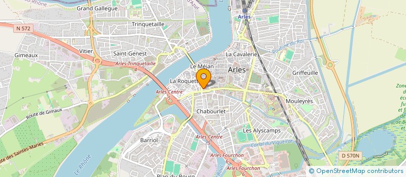 localisation de l'entreprise PROJECTION AVENIR à ARLES