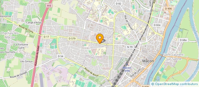 localisation de l'entreprise PROJECTION BOIS à CHARNAY-LES-MACON