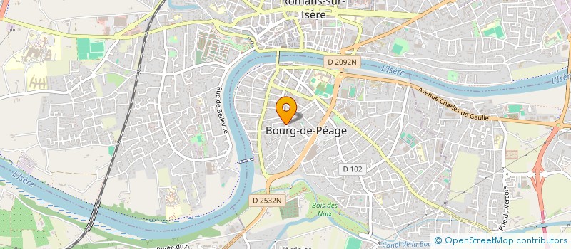 localisation de l'entreprise PROJECTIVE à BOURG-DE-PEAGE