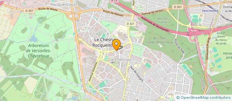 localisation de l'entreprise PROJECTIVE PARTNERS à LE CHESNAY-ROCQUENCOURT