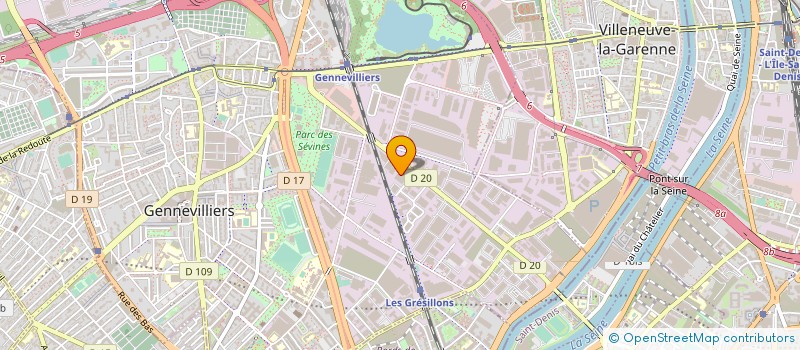 localisation de l'entreprise PROJECTIVE PHARMA à GENNEVILLIERS