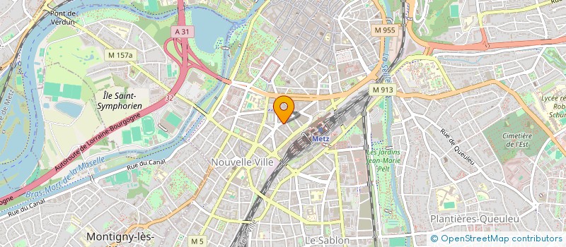 localisation de l'entreprise PROJECTIVES à METZ