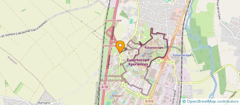 localisation de l'entreprise PROJECTS  CHASSENEUIL-DU-POITOU