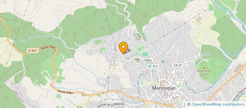 localisation de l'entreprise PROJECTS PROVENCE à MANOSQUE