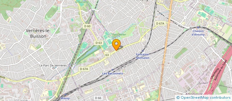 localisation de l'entreprise PROJECTWIN à ANTONY