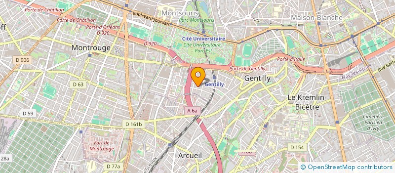 localisation de l'entreprise PROJEDIT à GENTILLY