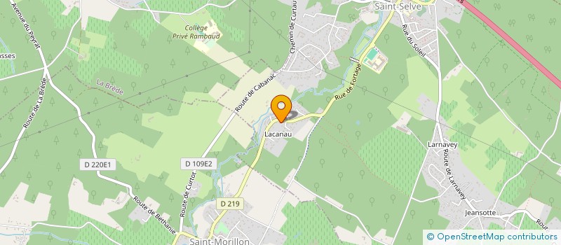 localisation de l'entreprise PROJEFIA  SAINT-SELVE