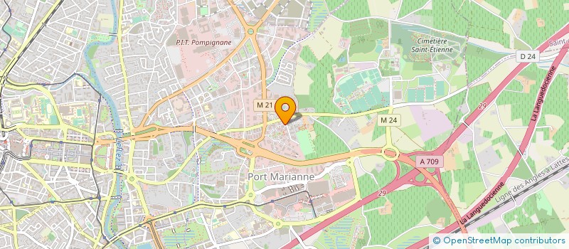 localisation de l'entreprise PROJEIS à MONTPELLIER