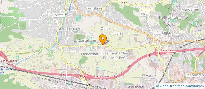 localisation de l'entreprise PROJEKT à OLLIOULES