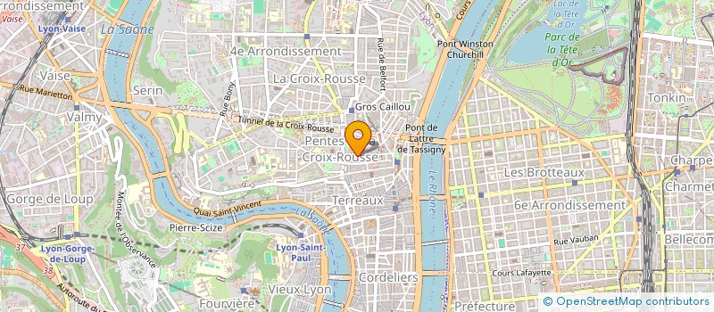 localisation de l'entreprise PROJEKT PRO SAS à LYON