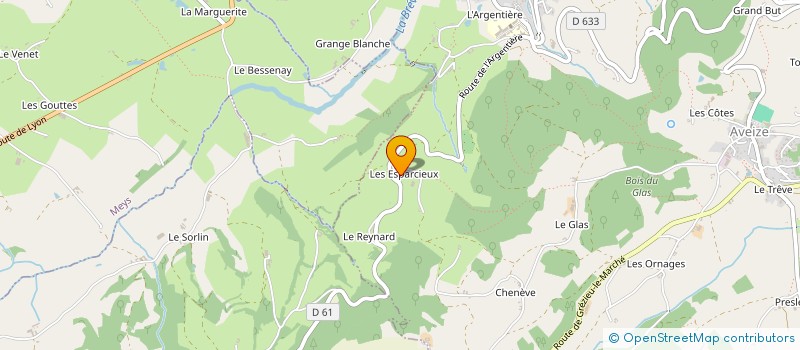 localisation de l'entreprise PROJEKTO  AVEIZE