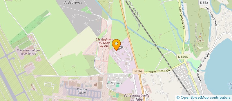 localisation de l'entreprise PROJELEC  ISTRES