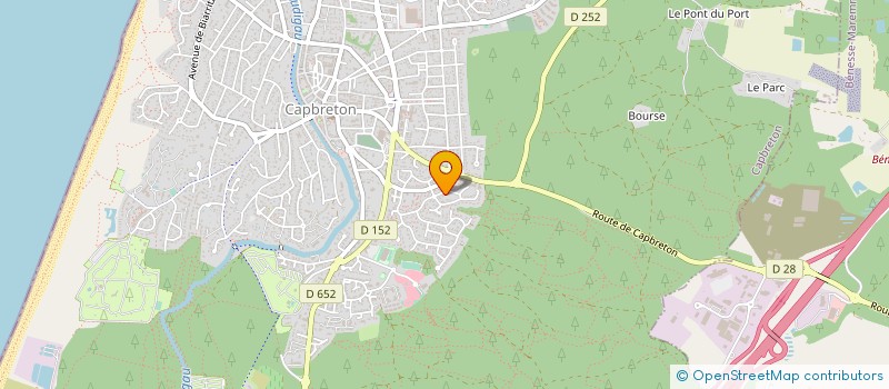 localisation de l'entreprise PROJELEC  CAPBRETON