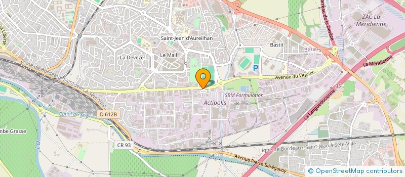 localisation de l'entreprise PROJELEV à BEZIERS