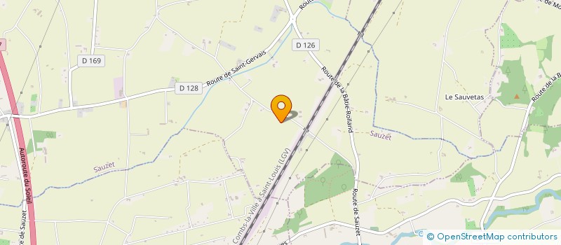 localisation de l'entreprise PROJELIA  SAUZET