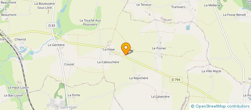 localisation de l'entreprise PROJES INVEST  COMBOURG