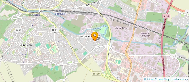 localisation de l'entreprise PROJET 172  BEAUVAIS