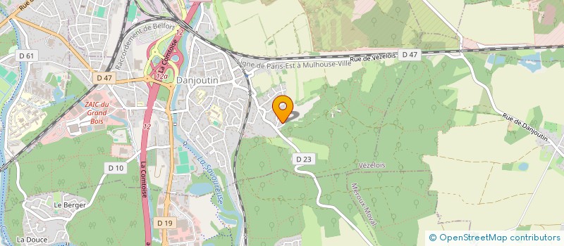 localisation de l'entreprise PROJET 19 à BERMONT