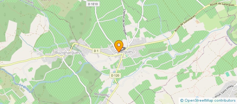 localisation de l'entreprise PROJET 2  GALARGUES