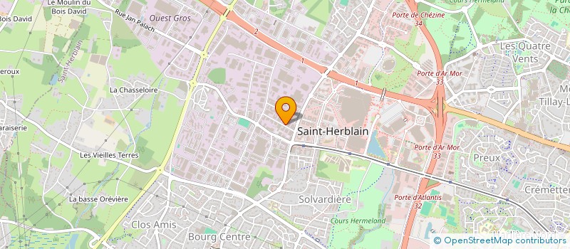 localisation de l'entreprise PROJET 2  RENNES