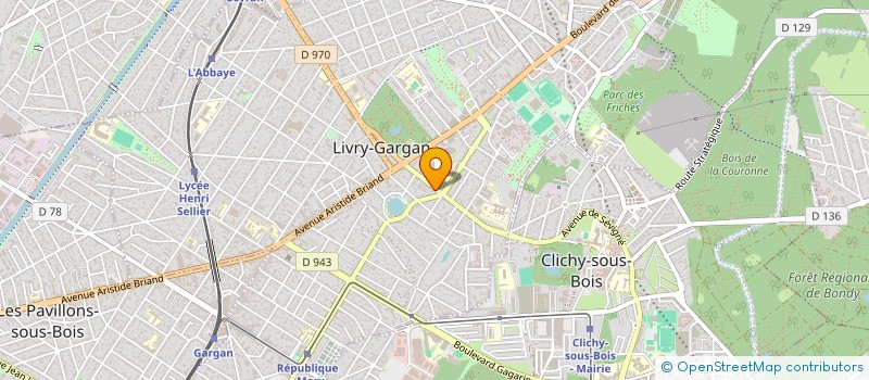 localisation de l'entreprise PROJET 21  LIVRY-GARGAN