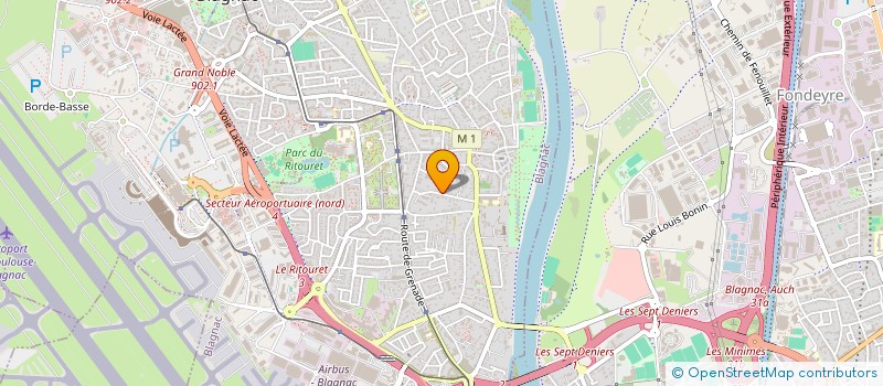 localisation de l'entreprise PROJET 6  BLAGNAC