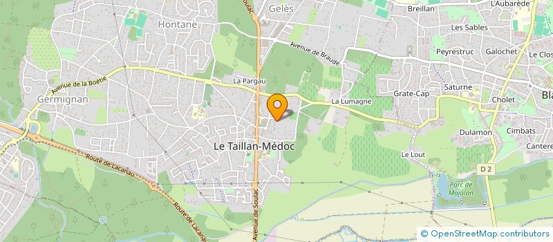 localisation de l'entreprise PROJET 7 à LE TAILLAN-MEDOC