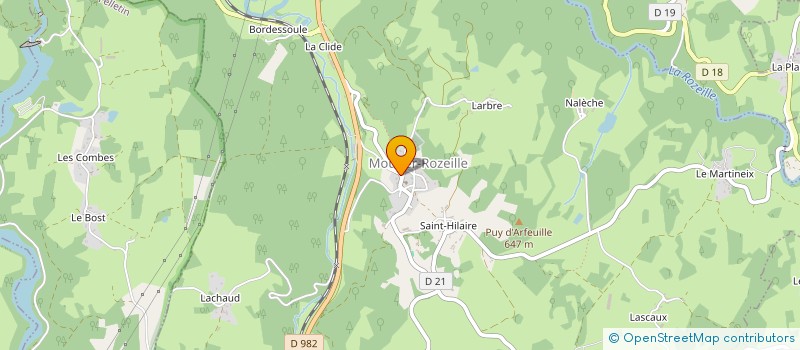 localisation de l'entreprise PROJET A à NEOUX