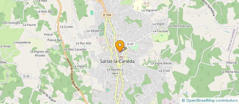 localisation de l'entreprise PROJET AIDE REUSSIDE ET INSERTION à SARLAT-LA-CANEDA
