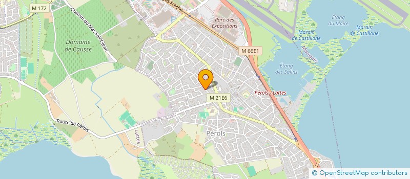 localisation de l'entreprise PROJET ALPHA  PEROLS