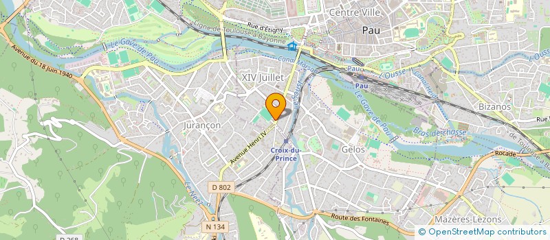 localisation de l'entreprise PROJET ALTURAS à PAU