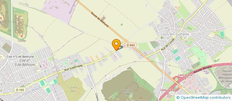 localisation de l'entreprise PROJET ART IMMO  LOOS-EN-GOHELLE